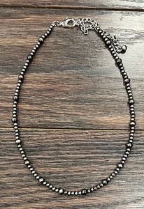 16" Polished Navajo Pearl Necklace.