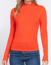 Load image into Gallery viewer, Knit Mock Neck Top **5 COLORS**
