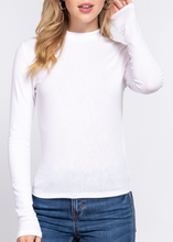 Load image into Gallery viewer, Knit Mock Neck Top **5 COLORS**
