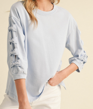 Load image into Gallery viewer, Bow 3/4 Sleeve Top **2 COLORS**
