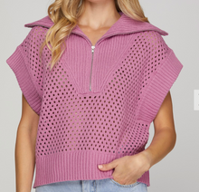 Load image into Gallery viewer, Mauve Sweater Vest
