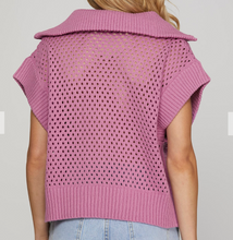 Load image into Gallery viewer, Mauve Sweater Vest
