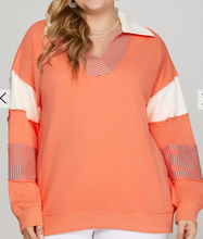Load image into Gallery viewer, Colorblock Top **3 COLORS** - PLUS
