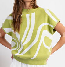 Load image into Gallery viewer, Swirl Sweater Vest **5 COLORS**
