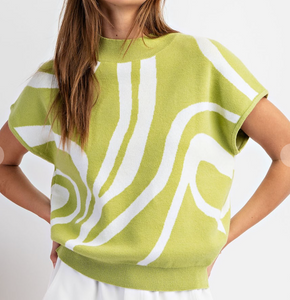 Swirl Sweater Vest **5 COLORS**