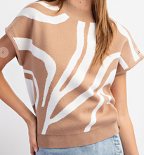Load image into Gallery viewer, Swirl Sweater Vest **5 COLORS**
