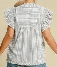 Load image into Gallery viewer, Striped Babydoll Top **2 COLORS**
