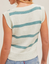 Load image into Gallery viewer, Striped Sweater Vest **3 COLORS**
