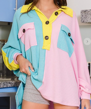 Load image into Gallery viewer, Urban Ribbed Colorblock Pullover **3 COLORS**
