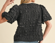 Load image into Gallery viewer, Textured Tie Front Top **4 COLORS**
