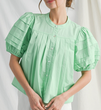 Load image into Gallery viewer, Layered Puff Sleeve Top **2 COLORS**
