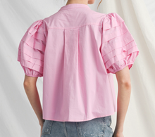Load image into Gallery viewer, Layered Puff Sleeve Top **2 COLORS**
