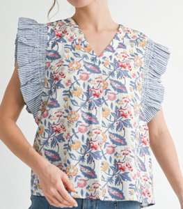 Floral Top **2 COLORS**