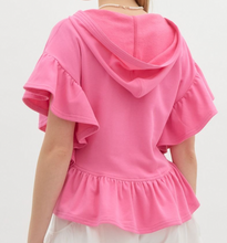 Load image into Gallery viewer, Flutter Hooded Top **2 COLORS**
