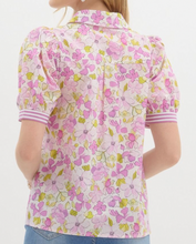Load image into Gallery viewer, Orchid Floral Button Up Top
