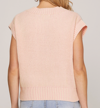 Load image into Gallery viewer, Light Pink Sweater Vest
