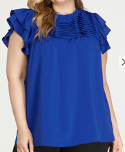 Load image into Gallery viewer, Pleated Yoke Top **5 COLORS**
