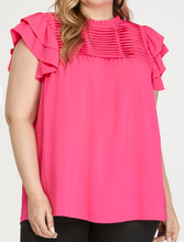 Load image into Gallery viewer, Pleated Yoke Top **5 COLORS**
