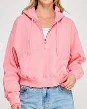 Load image into Gallery viewer, 1/4 Zip Hoodie **9 COLORS**
