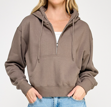 Load image into Gallery viewer, 1/4 Zip Hoodie **9 COLORS**
