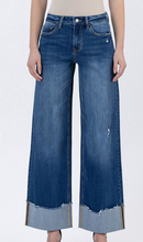 Load image into Gallery viewer, Wide Leg Cuffed Lovervet Jeans - PLUS
