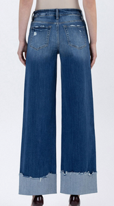 Wide Leg Cuffed Lovervet Jeans