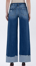 Load image into Gallery viewer, Wide Leg Cuffed Lovervet Jeans - PLUS
