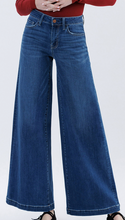 Load image into Gallery viewer, Mid Rise Palazzo Wide Leg Vervet Jeans
