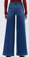 Load image into Gallery viewer, Mid Rise Palazzo Wide Leg Vervet Jeans
