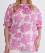 Load image into Gallery viewer, Floral Top **3 COLORS** - PLUS
