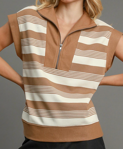 Striped Pullover Vest **4 COLORS**