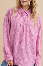 Load image into Gallery viewer, Dot Collared Top **3 COLORS** - PLUS
