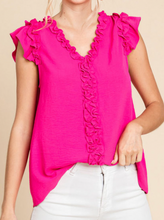 Load image into Gallery viewer, Frill Top **2 COLORS**
