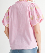 Load image into Gallery viewer, Striped Bow Top **2 COLORS**
