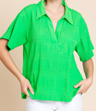 Load image into Gallery viewer, Green Wrinkled Top
