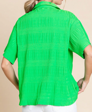 Load image into Gallery viewer, Green Wrinkled Top
