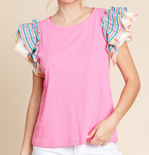 Load image into Gallery viewer, Pink Ribbed Top
