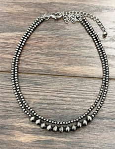 2 Strand Polished Necklace