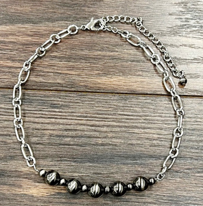 15" Mixed Polished Necklace