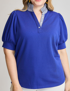Front Button Top **2 COLORS** - PLUS