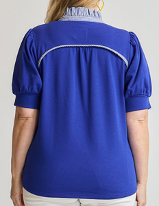 Front Button Top **2 COLORS** - PLUS
