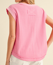 Load image into Gallery viewer, Waffle Front Pocket Top **2 COLORS**
