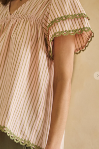 Light Pink Bow Ribbon Top
