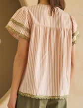 Load image into Gallery viewer, Light Pink Bow Ribbon Top

