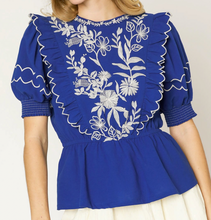 Load image into Gallery viewer, Embroidered Babydoll Top **3 COLORS**
