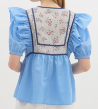Load image into Gallery viewer, Floral Yoke Top **2 COLORS**

