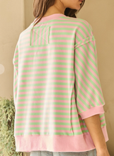 Load image into Gallery viewer, Striped Oversized Top **4 COLORS** - PLUS
