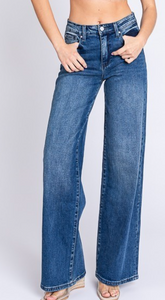 Wide Leg Comfort Stretch Petra Jeans