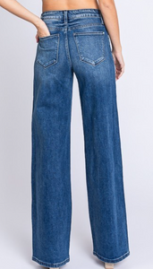 Wide Leg Comfort Stretch Petra Jeans