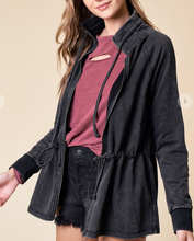 Load image into Gallery viewer, Black Washed Jacket
